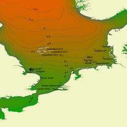 Wind & Economy GIS Map North Sea