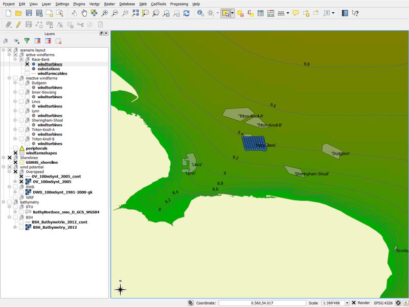 Wind&Economy GIS Map